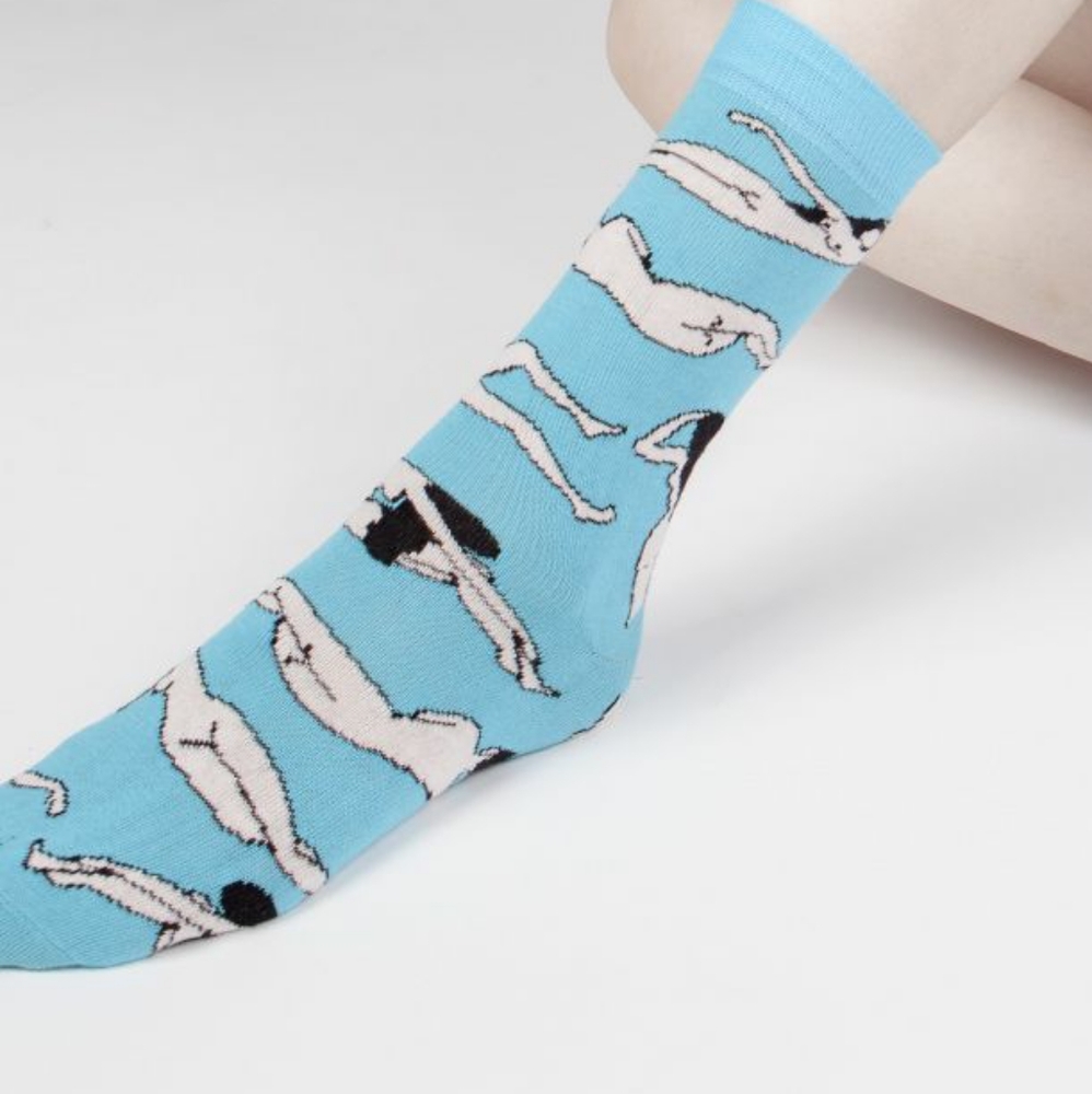 ETHICAL NWT La Casita De Wendy Nude Socks